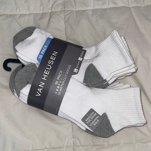 Van Heusen 10 pack Men’s Quarter Socks